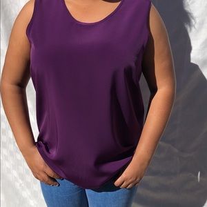 MAGGIE SWEET PURPLE TANK TOP